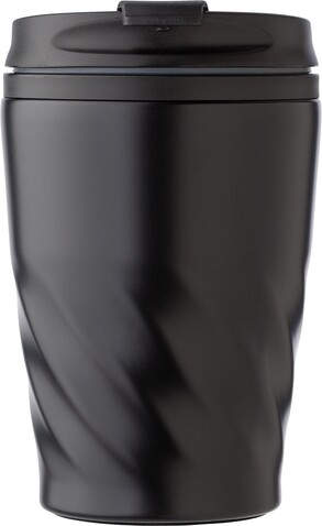 Kaffeebecher aus Edelstahl Rida (325 ml) – Schwarz bedrucken, Art.-Nr. 001999999_8435