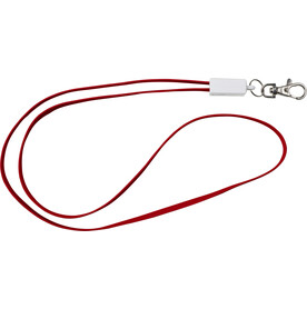 2-in-1 Schlüsselband aus TPE-Kunststoff Marguerite – Rot bedrucken, Art.-Nr. 008999999_8451 2-in-1 Schlüsselband aus TPE-Kunststoff Marguerite – Rot bedrucken, Art.-Nr. 008999999_8451