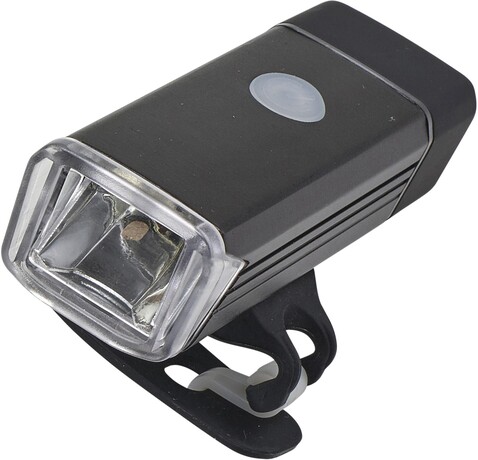 Fahrradlicht Ethan | Aufladbar | COB – Schwarz bedrucken, Art.-Nr. 001999999_8457