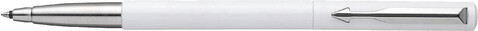 Parker Vector Tintenroller | Metall – Weiß bedrucken, Art.-Nr. 002999999_8510