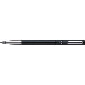 Parker Rollerball &amp;#039;Vector&amp;#039; aus Kunststoff – Schwarz bedrucken, Art.-Nr. 001999999_8510