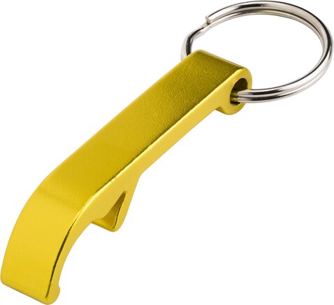 Kapselheber aus Aluminium Jalen – Gelb bedrucken, Art.-Nr. 006999999_8517