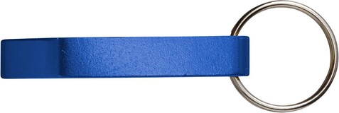 Schlüsselanhänger mit Flaschenöffner Felix – Blau bedrucken, Art.-Nr. 005999999_8517