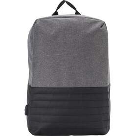 Diebstahlsicherer Rucksack aus PVC Asim – Schwarz bedrucken, Art.-Nr. 001999999_8552