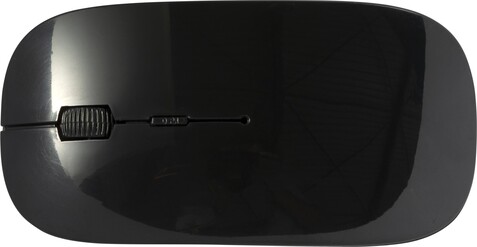 Kabellose Computermaus aus ABS-Kunststoff Jodi – Schwarz bedrucken, Art.-Nr. 001999999_8578