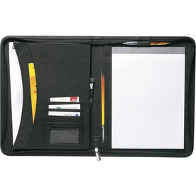 Mappe Josie | Gebundenes Leder | A4 – Schwarz bedrucken, Art.-Nr. 001999999_8617