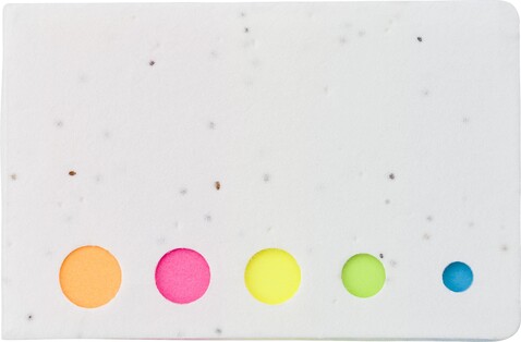 Haftnotizen Natalja | Saatpapier | 5 Stück – Weiß bedrucken, Art.-Nr. 002999999_864422