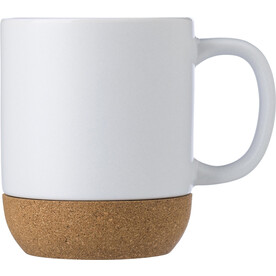 Keramikbecher Rosamund – Weiß bedrucken, Art.-Nr. 002999999_864506