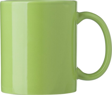 Keramikbecher Kenna – Hellgrün bedrucken, Art.-Nr. 029999999_864650