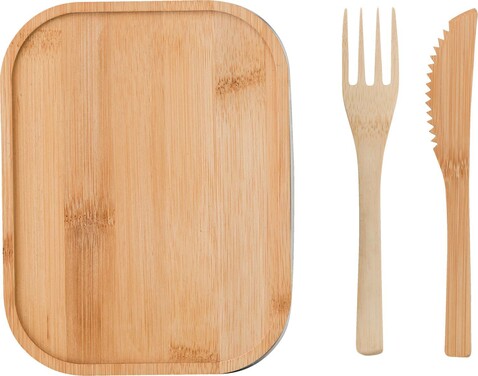 Lunchbox Esme | Edelstahl | 600 ml – Braun bedrucken, Art.-Nr. 011999999_865050 Lunchbox Esme | Edelstahl | 600 ml – Braun bedrucken, Art.-Nr. 011999999_865050