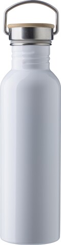 Edelstahl Trinkflasche Mohnblume – Weiß bedrucken, Art.-Nr. 002999999_865174