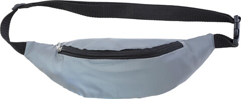 Reflektierende Tasche aus Polyester Jocelyn – Silber bedrucken, Art.-Nr. 032999999_865249