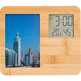 Wetterstation aus Bambus Colton – Braun bedrucken, Art.-Nr. 011999999_866586 Wetterstation aus Bambus Colton – Braun bedrucken, Art.-Nr. 011999999_866586
