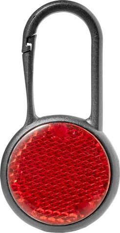 Sicherheitsleuchte Zuri | Kunststoff | Karabiner – Rot bedrucken, Art.-Nr. 008999999_8755 Sicherheitsleuchte Zuri | Kunststoff | Karabiner – Rot bedrucken, Art.-Nr. 008999999_8755