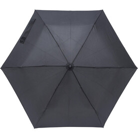 Regenschirm aus Pongee-Seide Allegra – Schwarz bedrucken, Art.-Nr. 001999999_8795