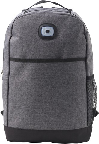 Rucksack Katarina | Polyester | Mit Licht | 18 l – Grau bedrucken, Art.-Nr. 003999999_8849 Rucksack Katarina | Polyester | Mit Licht | 18 l – Grau bedrucken, Art.-Nr. 003999999_8849
