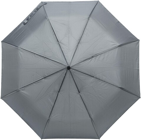 Regenschirm aus Pongee-Seide Conrad – Grau bedrucken, Art.-Nr. 003999999_8891