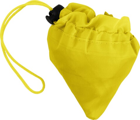 Faltbare Einkaufstasche aus Polyester Billie – Gelb bedrucken, Art.-Nr. 006999999_8962