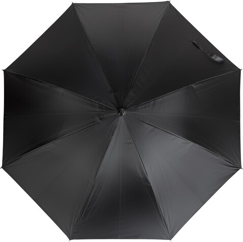 Regenschirm Ramona | Automatik – Schwarz/Silber bedrucken, Art.-Nr. 050999999_8982