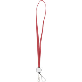 2-in-1 Lanyard aus Kunststoff Romario – Rot bedrucken, Art.-Nr. 008999999_8987