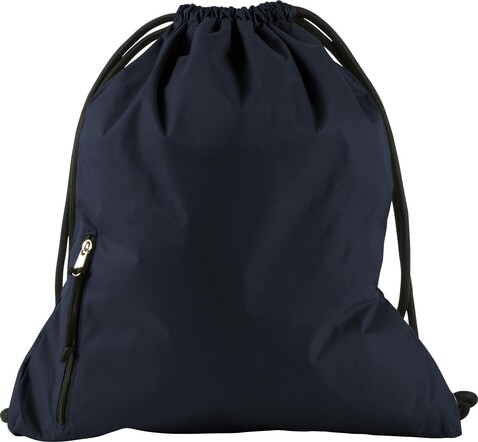 Rucksack Elise | Kordelzug | 1,6 l – Blau bedrucken, Art.-Nr. 005999999_9003
