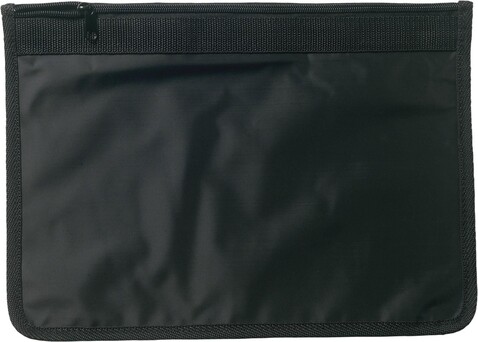 Dokumententasche aus Polyester Giuseppe – Schwarz bedrucken, Art.-Nr. 001999999_9100
