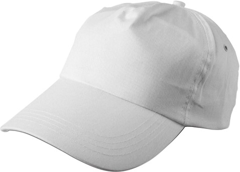 Baseballcap aus 100 % Baumwolle Lisa – Weiß bedrucken, Art.-Nr. 002999999_9128