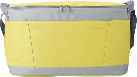 Kühltasche aus Polyester Grace – Gelb bedrucken, Art.-Nr. 006999999_9171