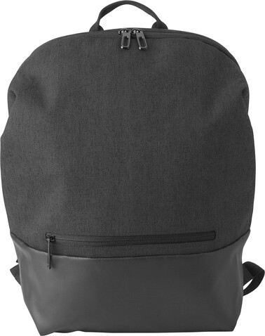 Rucksack Katia | Polyester | 16,9 l – Schwarz bedrucken, Art.-Nr. 001999999_9176