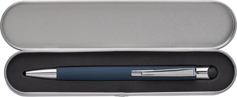 Kugelschreiber Thea | Aluminium – Blau bedrucken, Art.-Nr. 005999999_9183