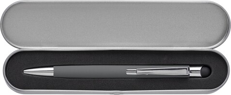 Rollerball aus Aluminium Thea – Grau bedrucken, Art.-Nr. 003999999_9183