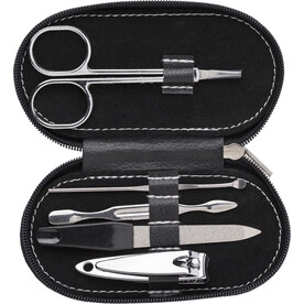 Maniküre-Set in Kunststoffbox Blake – Schwarz bedrucken, Art.-Nr. 001999999_9190