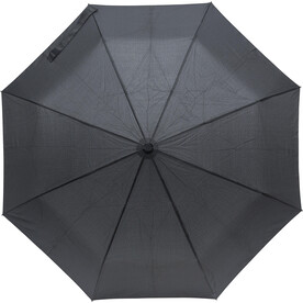 RegenschirmIn The Rain' aus Pongee-Seide Amisha – Schwarz bedrucken, Art.-Nr. 001999999_9249 RegenschirmIn The Rain' aus Pongee-Seide Amisha – Schwarz bedrucken, Art.-Nr. 001999999_9249