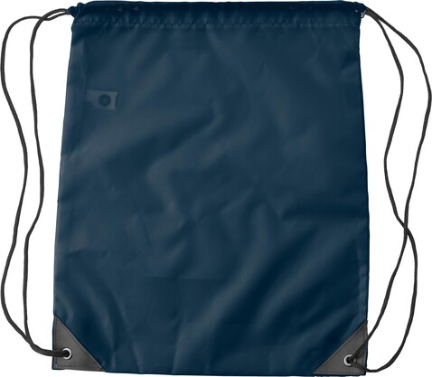 Turnbeutel aus Polyester Enrique – Blau bedrucken, Art.-Nr. 005999999_9261