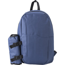 Kühlrucksack aus Polyester Clinton – Blau bedrucken, Art.-Nr. 005999999_9266