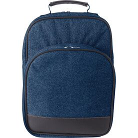 Picknickrucksack Jolie | Polycanvas | 2 Personen – Blau bedrucken, Art.-Nr. 005999999_9269