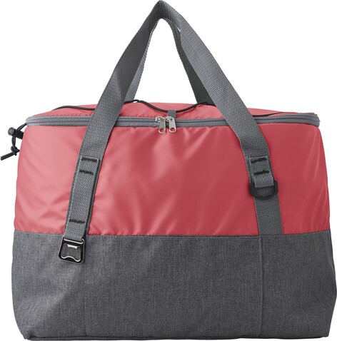 Kühltasche aus Polycanvas Carlos – Rot bedrucken, Art.-Nr. 008999999_9270