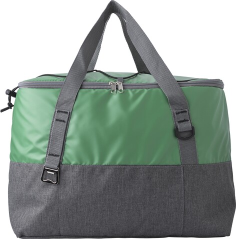 Kühltasche Carlos | Polycanvas | 1,5 l – Grün bedrucken, Art.-Nr. 004999999_9270