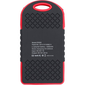 Solar Powerbank Aurora – Rot bedrucken, Art.-Nr. 008999999_9333 Solar Powerbank Aurora – Rot bedrucken, Art.-Nr. 008999999_9333