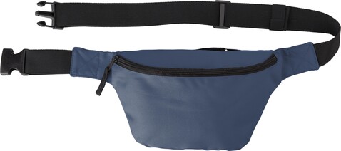 Gürteltasche aus Polyester (600D) Leonardo – Blau bedrucken, Art.-Nr. 005999999_9340
