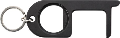 Aluminium-Türöffner Jada – Schwarz bedrucken, Art.-Nr. 001999999_9421