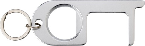 Türöffner mit Flaschenöffner Jada – Silber bedrucken, Art.-Nr. 032999999_9421