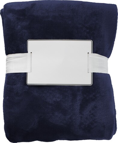Fleecedecke Sean – Blau bedrucken, Art.-Nr. 005999999_965859