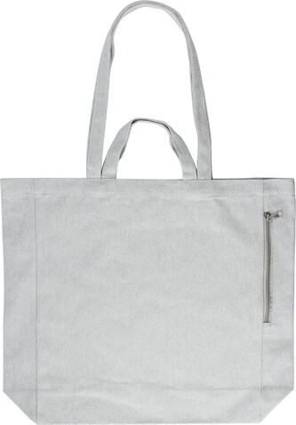 Einkaufstasche Bennett | Recycelt | 350 g/m² – Grau bedrucken, Art.-Nr. 003999999_967394