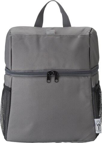 Kühltasche-Rucksack Elliott | Recycelt | Klettverschlusstasche – Grau bedrucken, Art.-Nr. 003999999_967421 Kühltasche-Rucksack Elliott | Recycelt | Klettverschlusstasche – Grau bedrucken, Art.-Nr. 003999999_967421