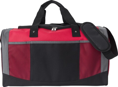 Sporttasche Wyatt | Polyester – Rot bedrucken, Art.-Nr. 008999999_967425