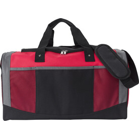 Sporttasche Wyatt | Polyester – Rot bedrucken, Art.-Nr. 008999999_967425