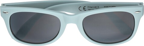 Recycelte PC- und PVC-Sonnenbrille Kenzie – Blau bedrucken, Art.-Nr. 005999999_967735