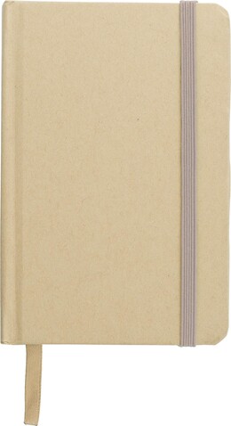 Notizbuch aus recyceltem Papier (A6) John – Khaki bedrucken, Art.-Nr. 013999999_970665