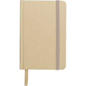 Notizbuch aus recyceltem Papier (A6) John – Khaki bedrucken, Art.-Nr. 013999999_970665